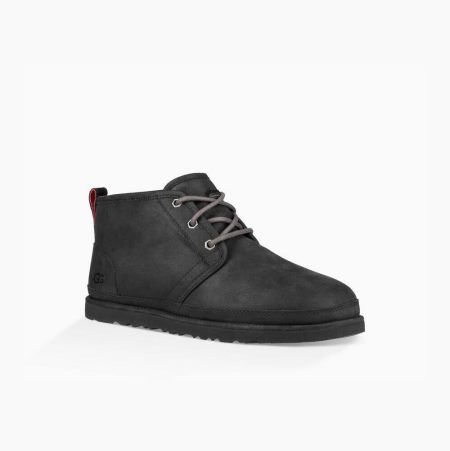 UGG Neumel Weather Black Ankle Boots for Men (CUOF72586)